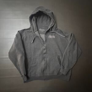 Daniel Defense Jacket Mens 3XL Gray Fleece Full Zip Boxy Official Military Hood